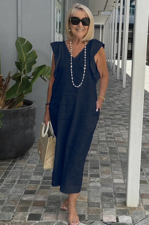 AS | Elegantní šaty s nabíranými rukávy