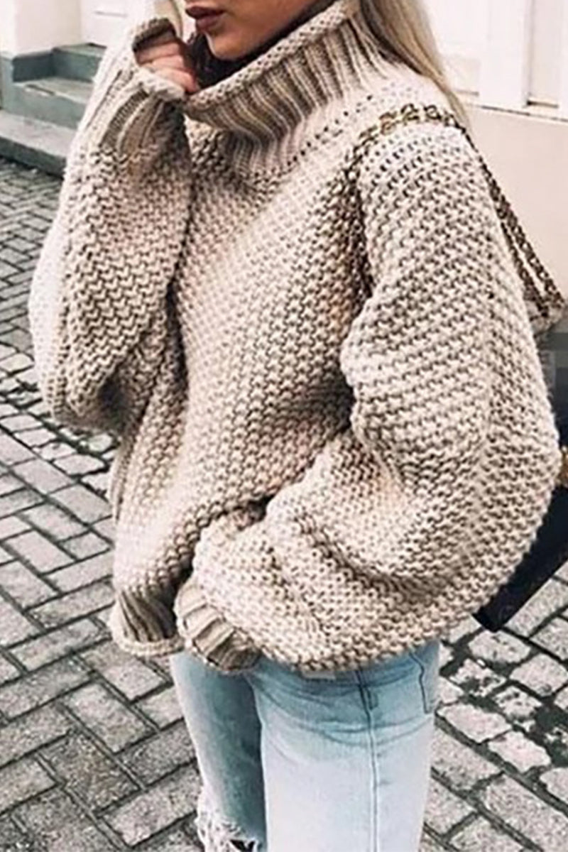 AS | Cosy oversized svetr s želvím výstřihem