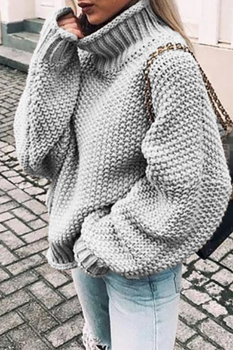 AS | Cosy oversized svetr s želvím výstřihem