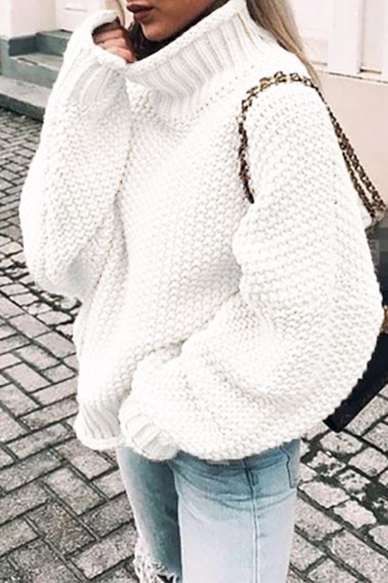 AS | Cosy oversized svetr s želvím výstřihem