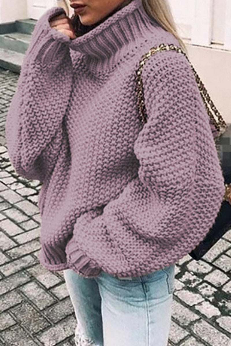 AS | Cosy oversized svetr s želvím výstřihem