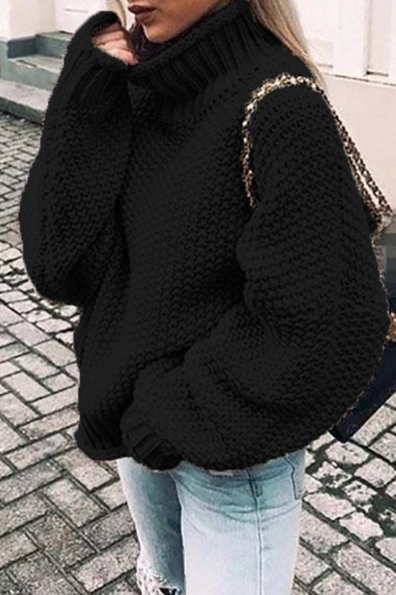 AS | Cosy oversized svetr s želvím výstřihem