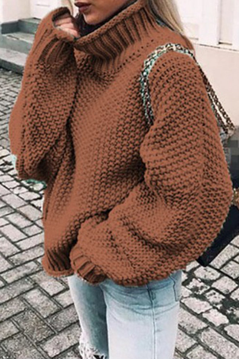 AS | Cosy oversized svetr s želvím výstřihem