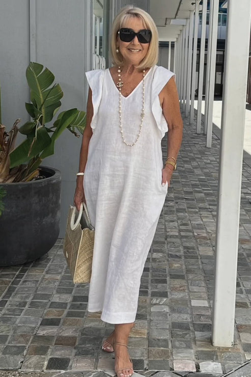 AS | Elegantní šaty s nabíranými rukávy