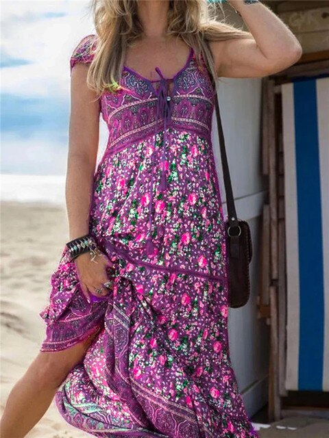 AS | Boho maxi šaty