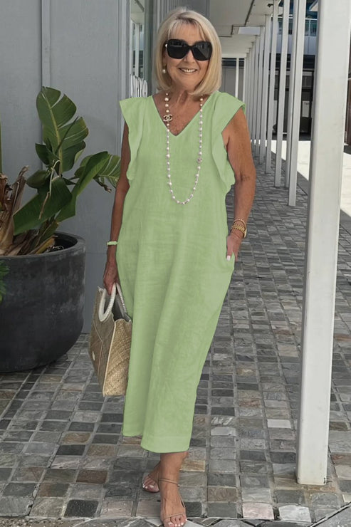 AS | Elegantní šaty s nabíranými rukávy