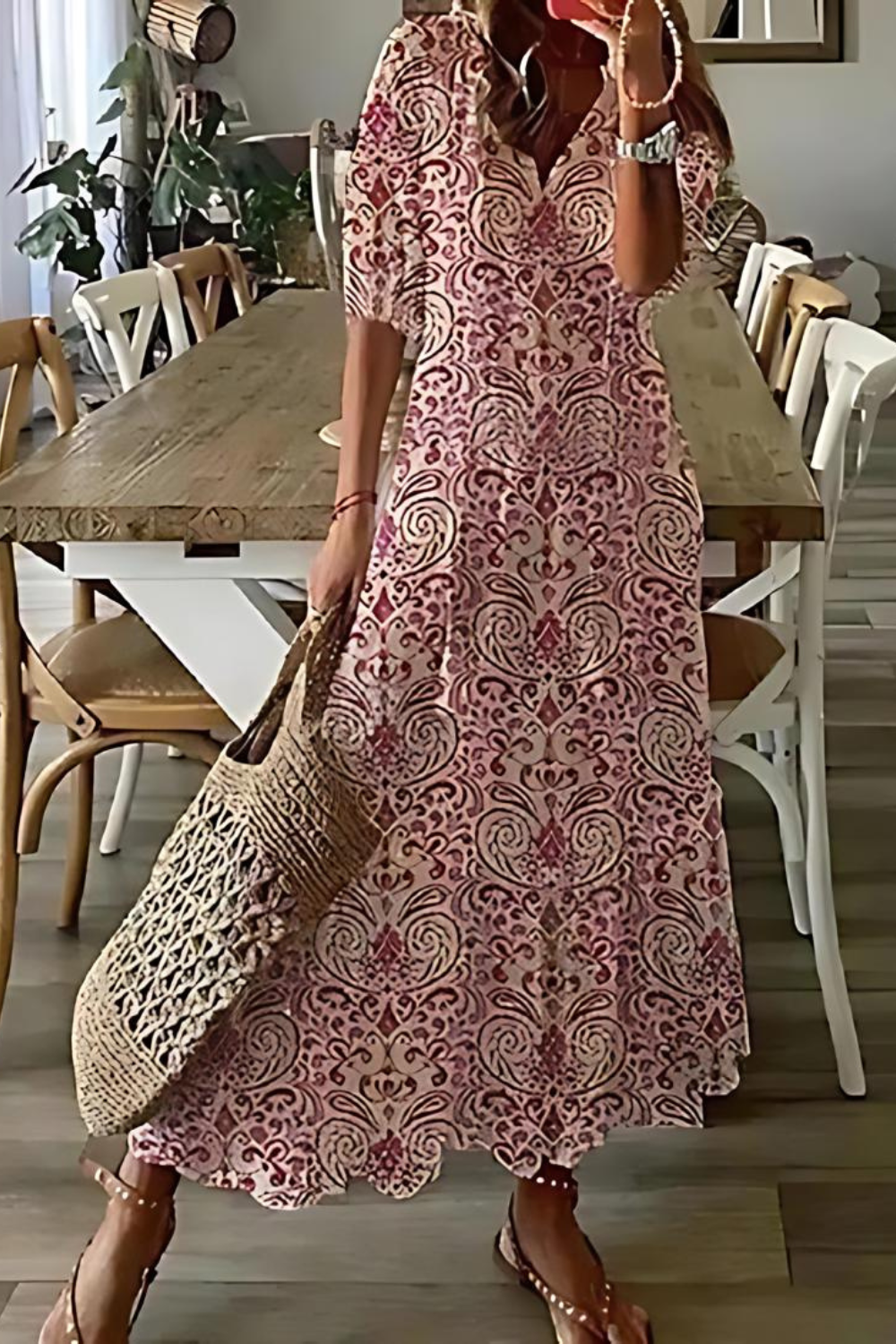 AB | Dlouhé, elegantní květinové šaty