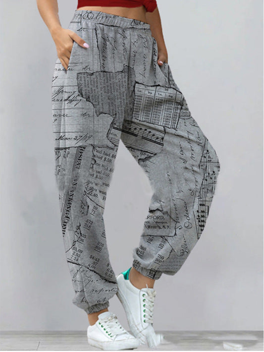 AB | Elegantní a stylové streetwearové kalhoty s potiskem