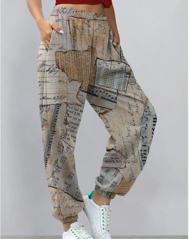 AB | Elegantní a stylové streetwearové kalhoty s potiskem