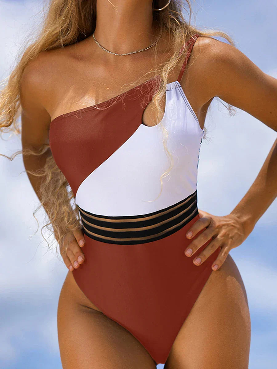 AS | Bikiny plavky pro ženy tkanina panel patchwork tělo