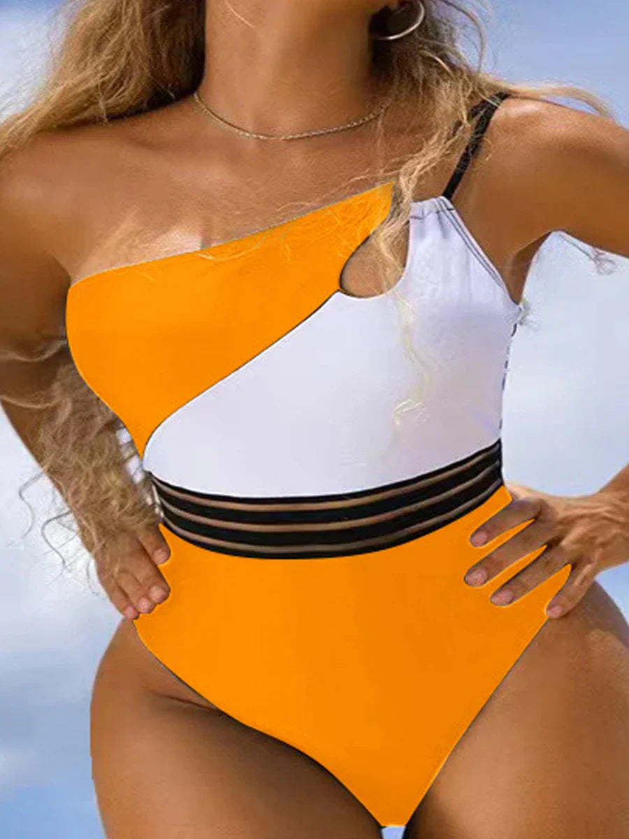 AS | Bikiny plavky pro ženy tkanina panel patchwork tělo