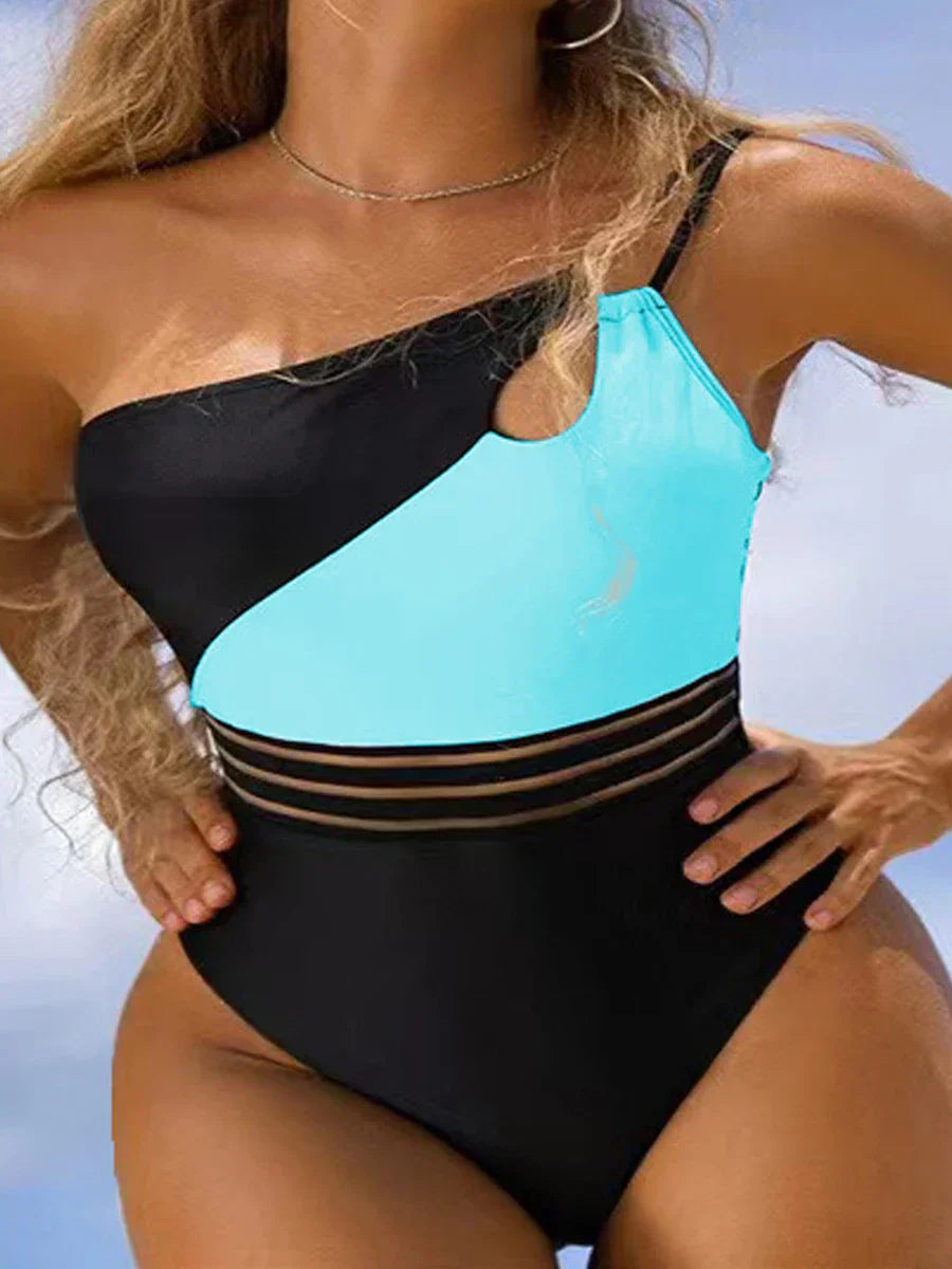 AS | Bikiny plavky pro ženy tkanina panel patchwork tělo