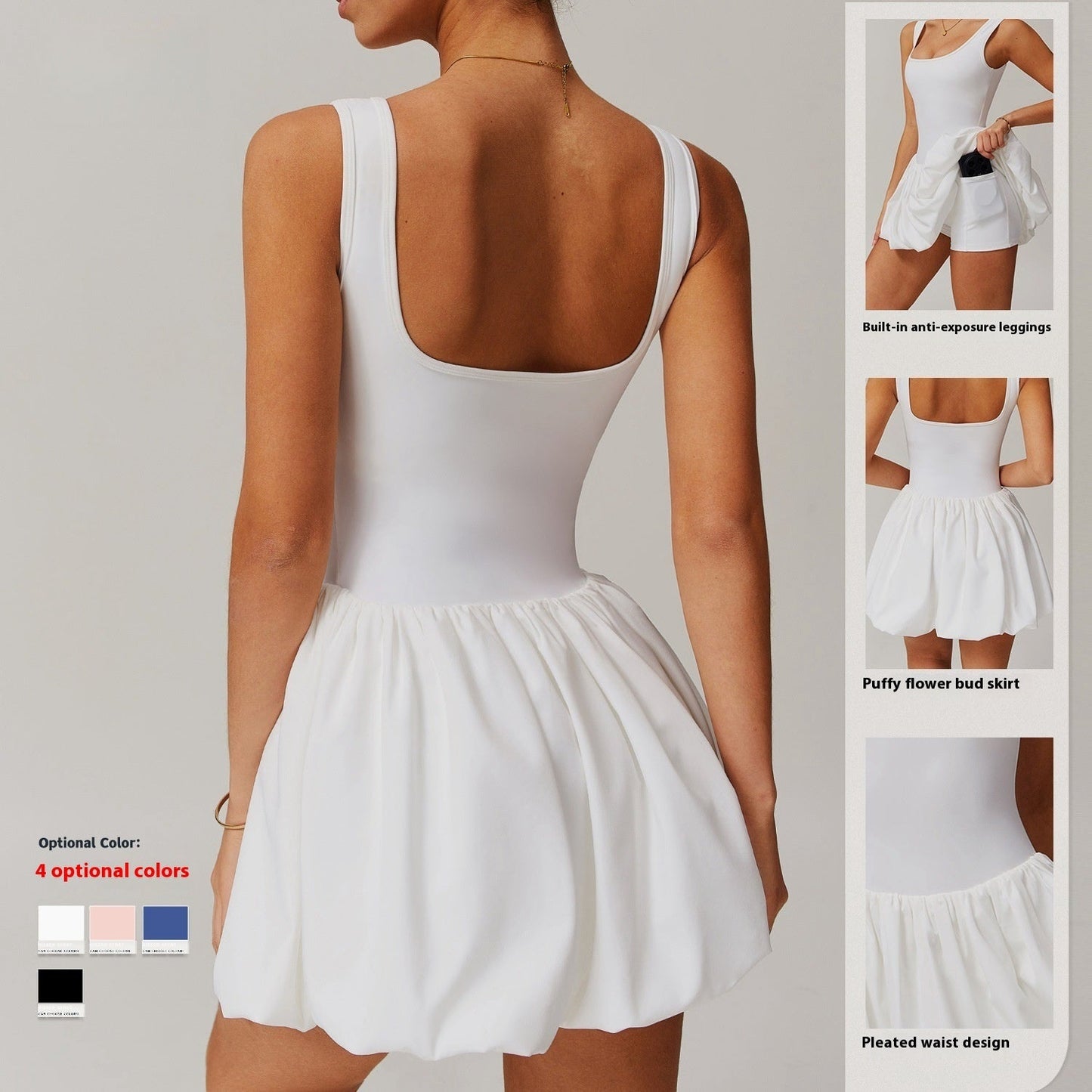 AS | Tenisové sportovní šaty Outdoor Fake Two-piece