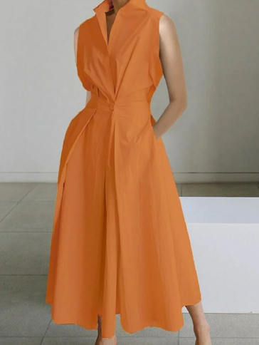 AS | Maxi šaty Unicoloured Sleeveless Pink