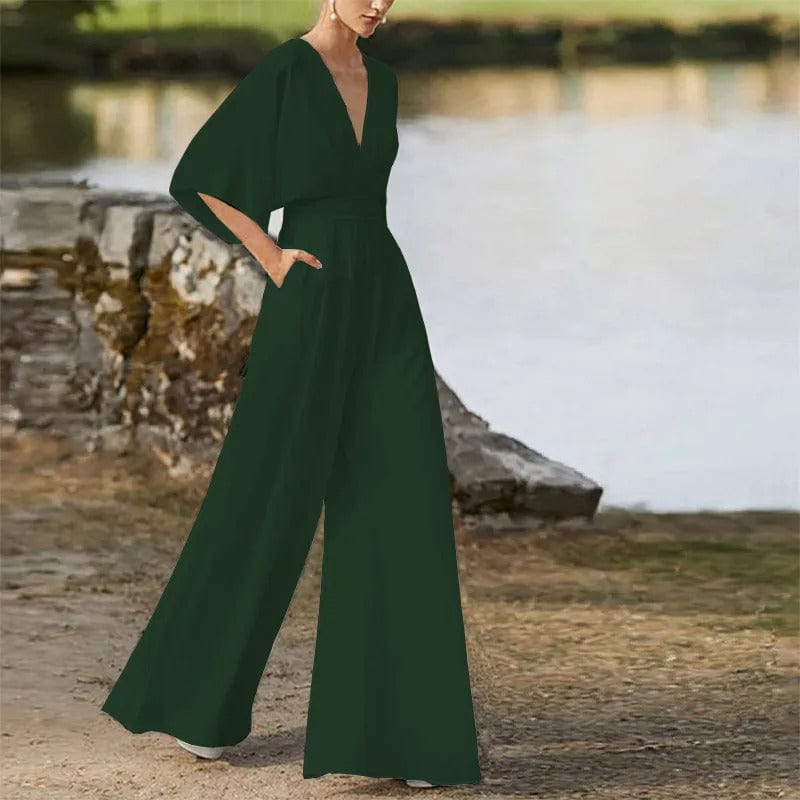 AS | Elegantní kombinéza s výstřihem do V