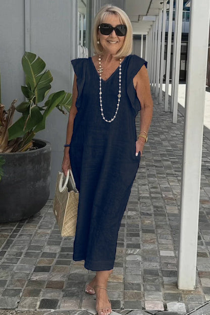 AS | Elegantní šaty s nabíranými rukávy