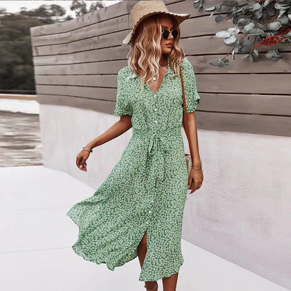 AS | elegantní dámské midi šaty s knoflíky
