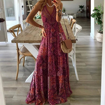 AS | Maxi šaty s boho potiskem