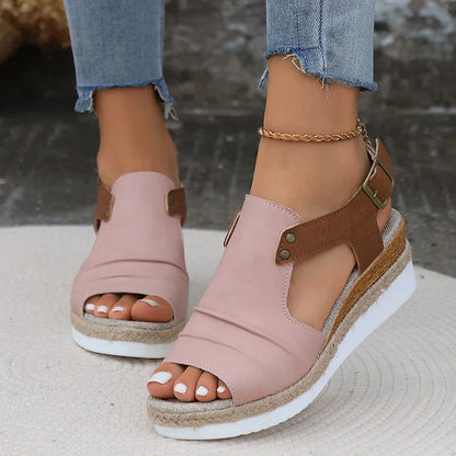 AS | Dámské elegantní sandály na klínku Stylové