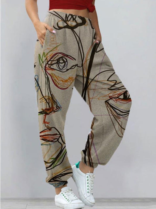 AB | Elegantní a stylové streetwearové kalhoty s potiskem