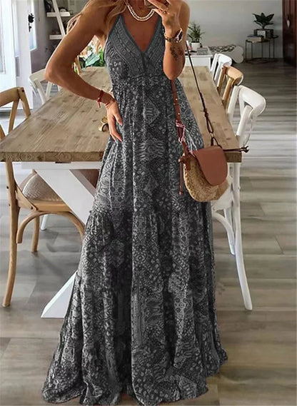 AS | Maxi šaty s boho potiskem