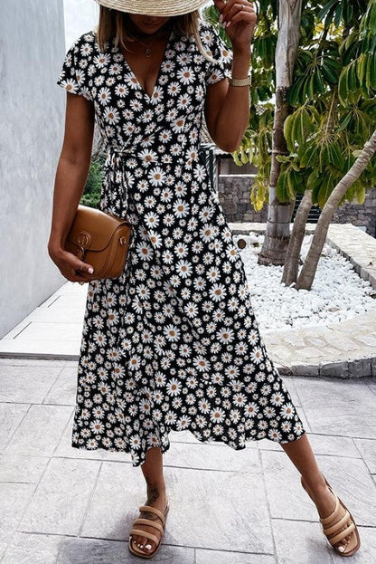 AS | Daisy flower midi šaty milované vámi