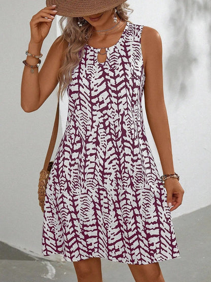 AS | Boho Vintage mini šaty bez rukávů