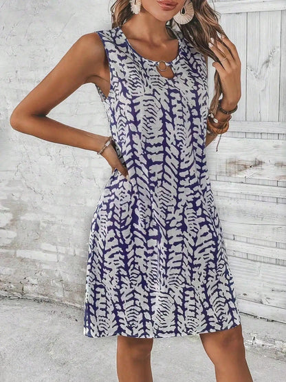 AS | Boho Vintage mini šaty bez rukávů