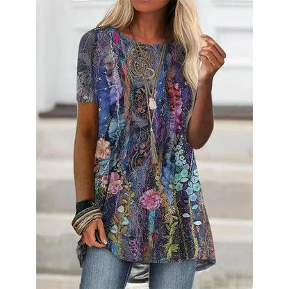 AS | Košile s potiskem inspirovaná boho stylem